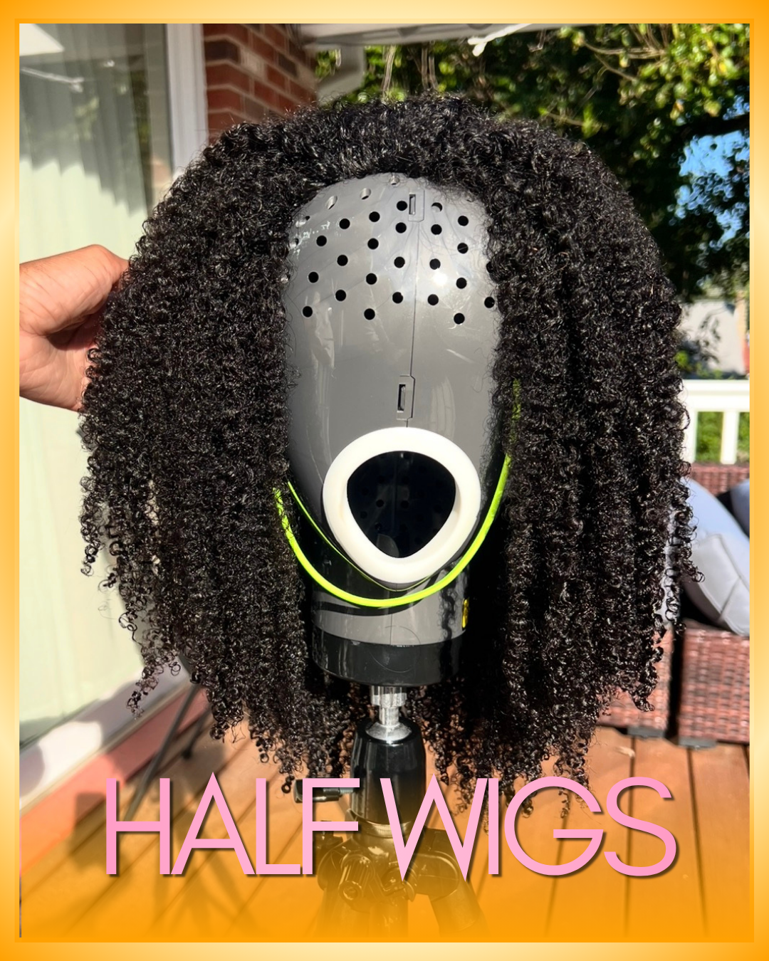 Flipover Half Wig