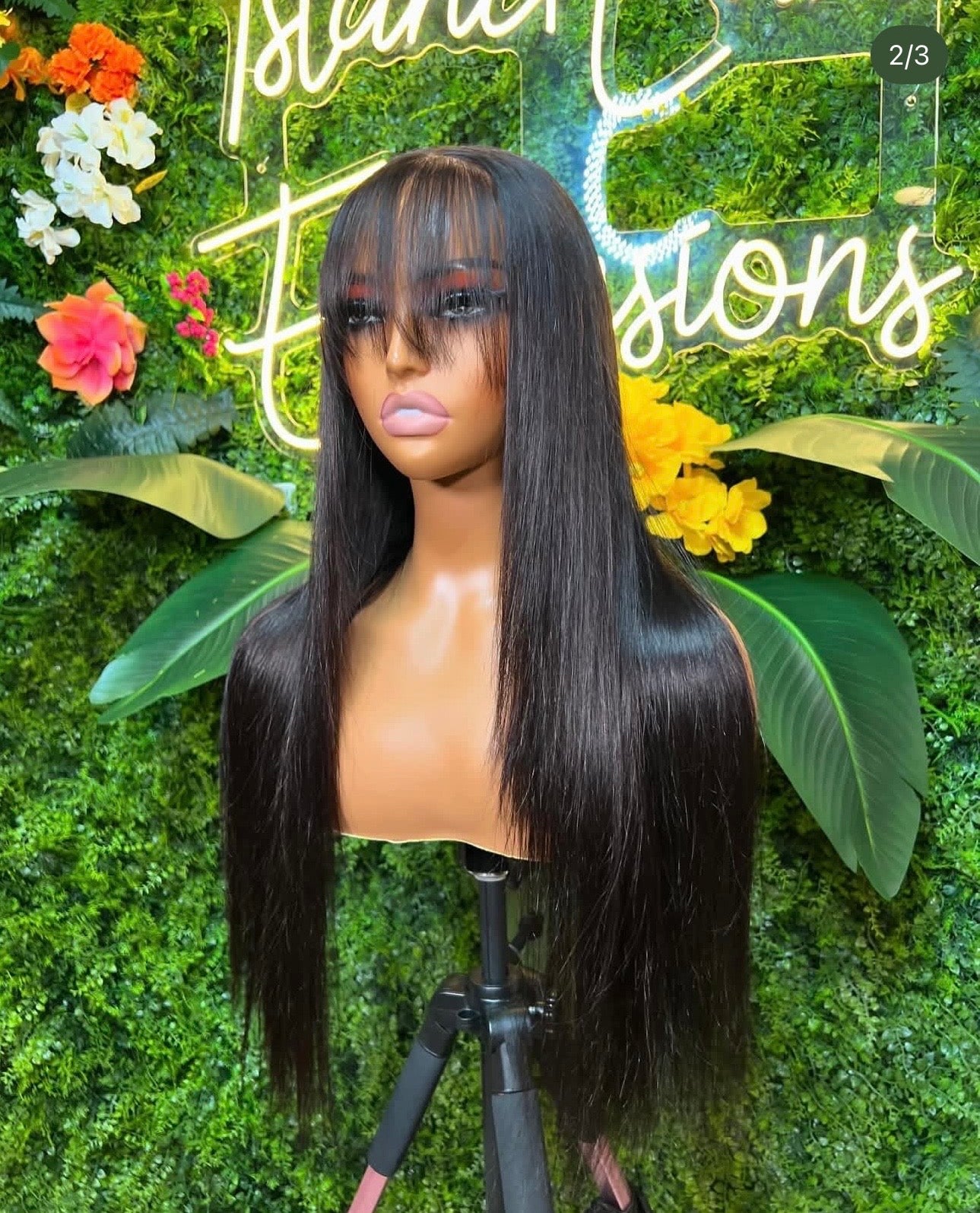 Wispy Fringe Bang —  Premade Wig (MTO)