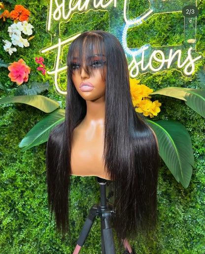 Wispy Fringe Bang —  Premade Wig (MTO)