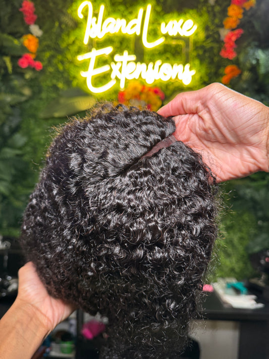 Kinky Curly - V-Part Premade Wig (PREORDER)