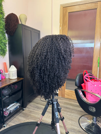 Long Layer Curly Cut V/U-Part Premade Wig