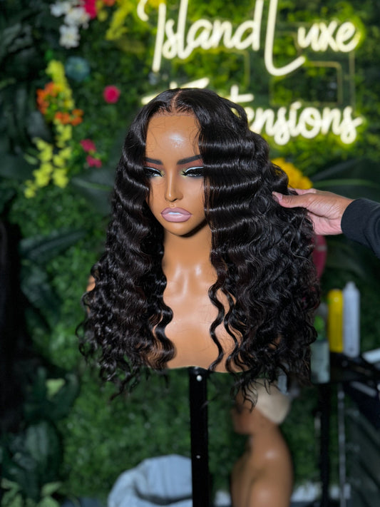 Wavy Crimps —  Premade Wig (MTO)