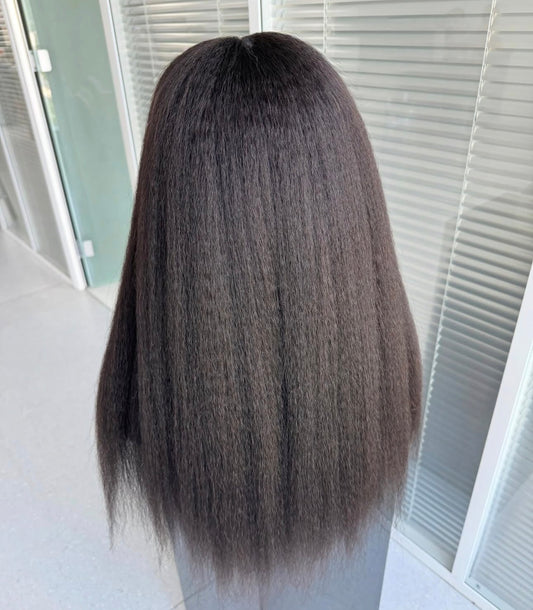 Kinky Straight - U-Part Premade Wig (PREORDER)