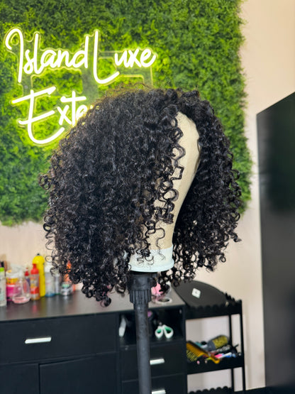 Pineapple Curly - Premade Flipover Wig (RTS)