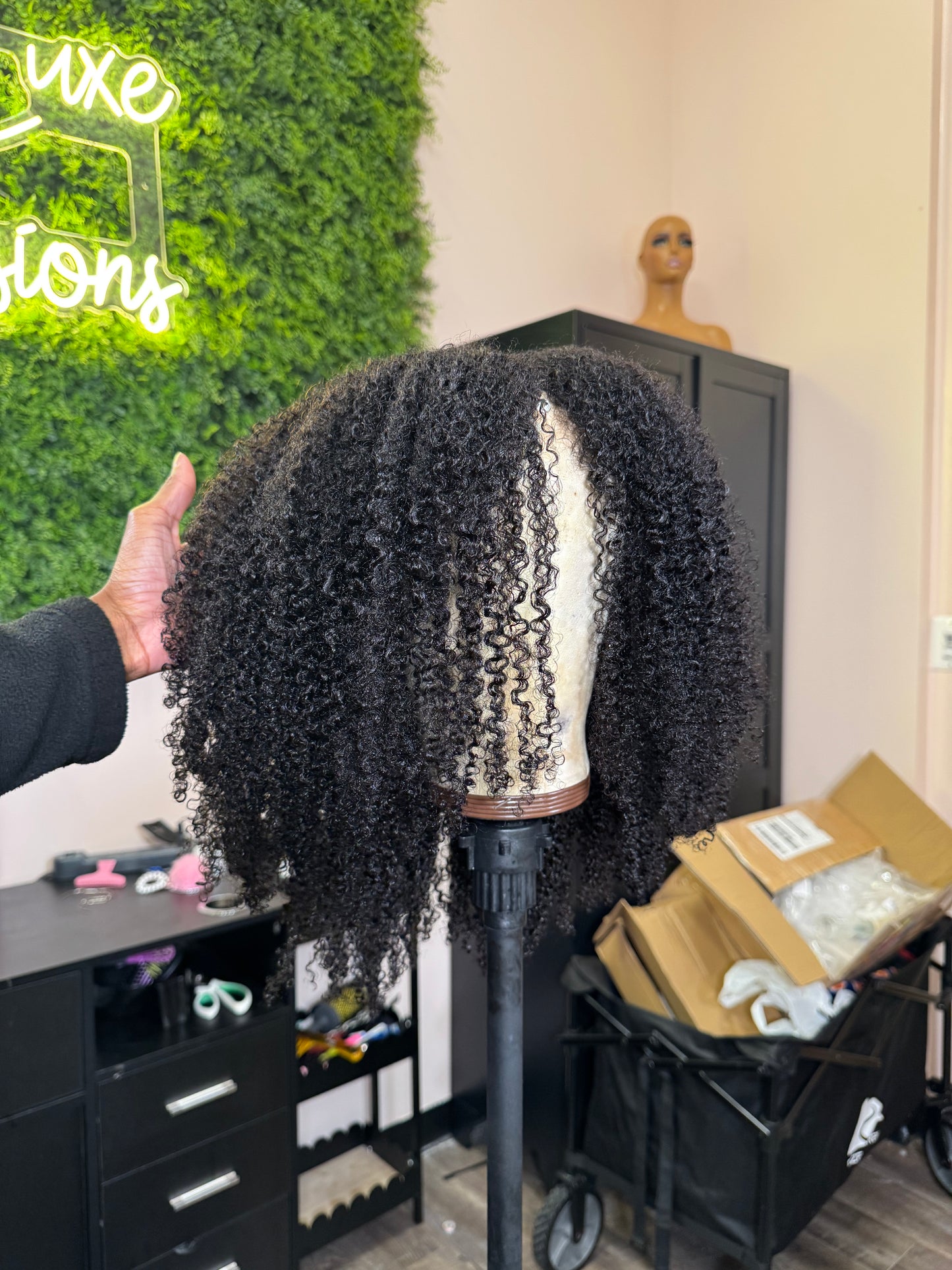 Afro Coily - V-Part Premade Wig (RTS)
