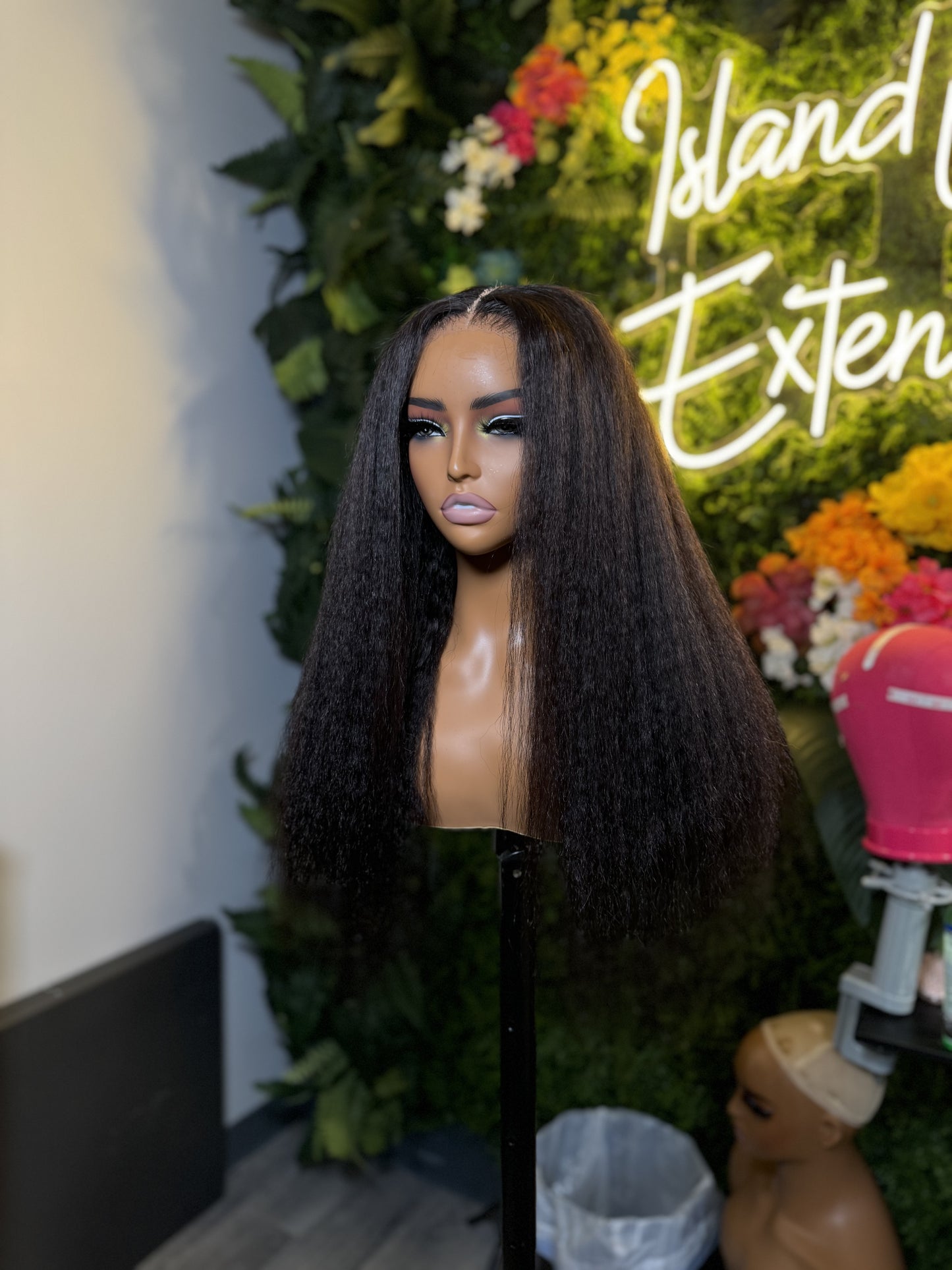 Kinky Straight - Uncustomized Premade Lace wig (PREORDER)